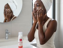 Nettoyage de la peau, mousse nettoyante